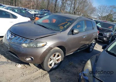 2009 Nissan Murano S from USA, damaged, VIN JN8AZ18W79W107103
